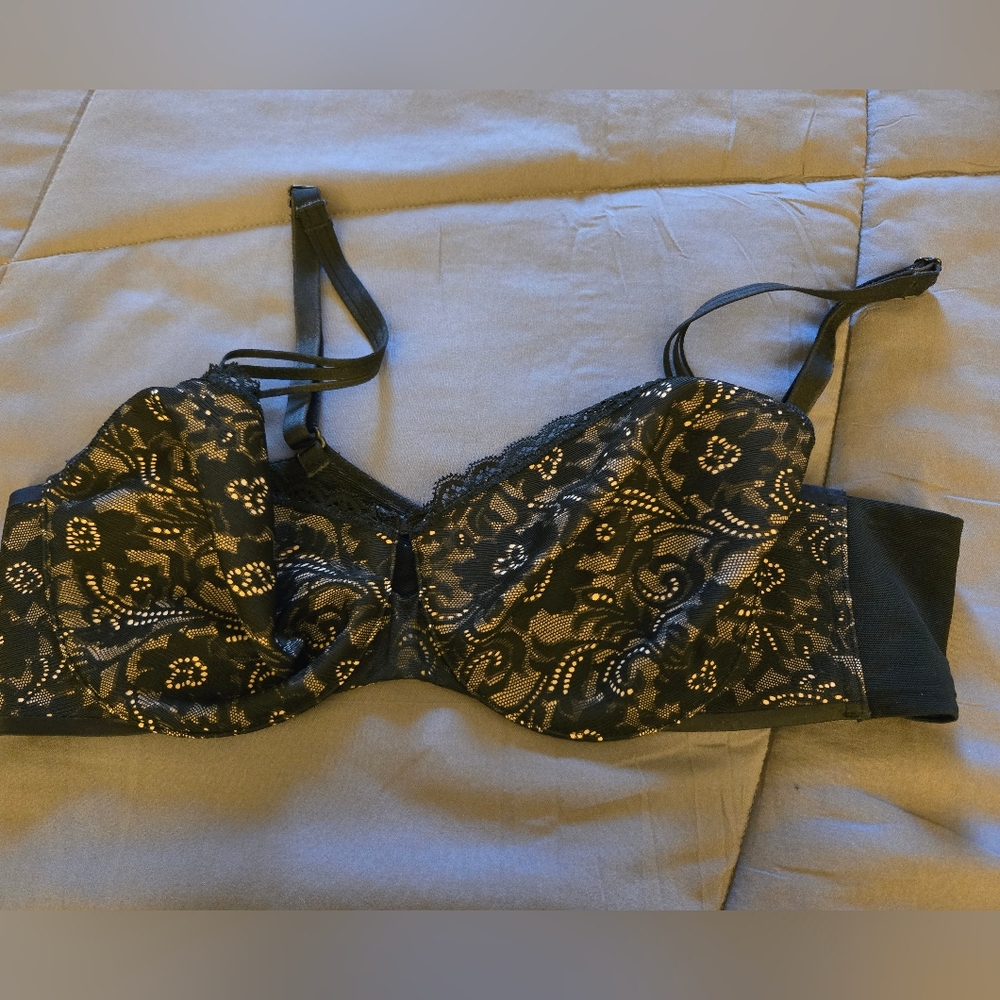 Soma Black Lace Bra